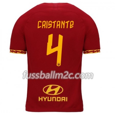 Fußballtrikots AS Rom Cristante 4 Heim Trikotsatz 2019-2020